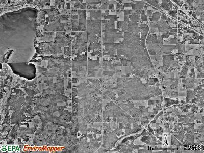 Helga township, Minnesota satellite photo by USGS
