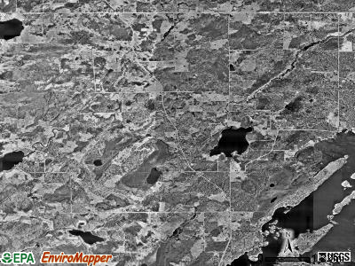 Colvin township, Minnesota satellite photo by USGS