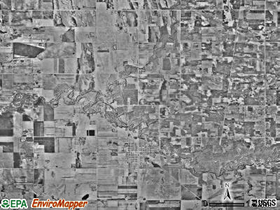 Wild Rice township, Minnesota satellite photo by USGS