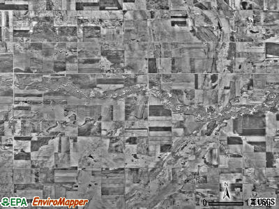Lake Ida township, Minnesota satellite photo by USGS