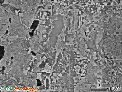 Schoolcraft township, Minnesota satellite photo by USGS
