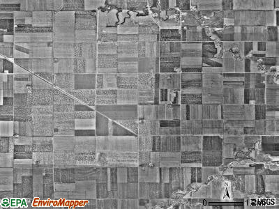 Hegne township, Minnesota satellite photo by USGS