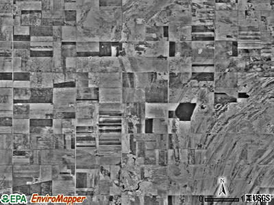 Rockwell township, Minnesota satellite photo by USGS