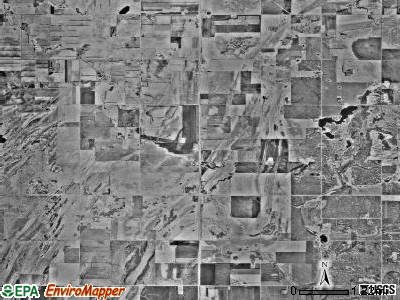 Home Lake township, Minnesota satellite photo by USGS