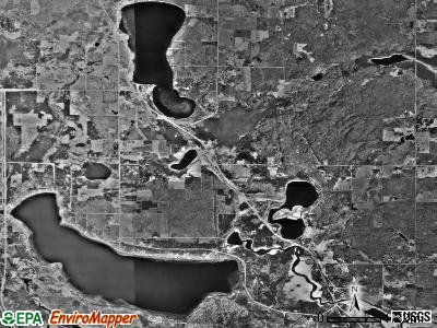 Lakeport township, Minnesota satellite photo by USGS