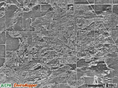 Kelsey township, Minnesota satellite photo by USGS