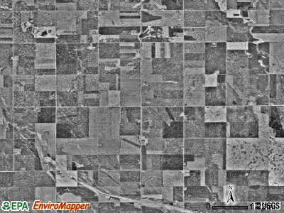 Walworth township, Minnesota satellite photo by USGS