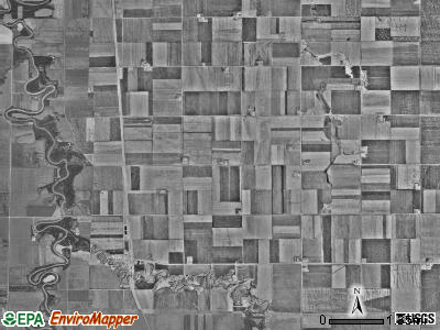 Georgetown township, Minnesota satellite photo by USGS