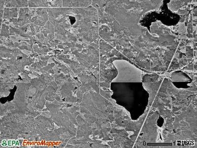 Wildwood township, Minnesota satellite photo by USGS