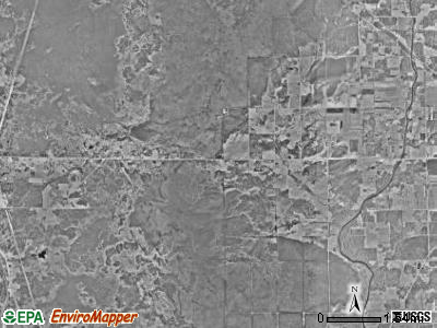 Elmer township, Minnesota satellite photo by USGS