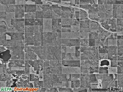 Atlanta township, Minnesota satellite photo by USGS