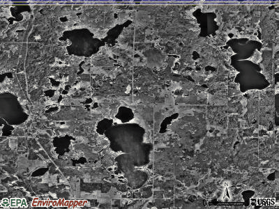 Birch Lake township, Minnesota satellite photo by USGS