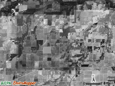 Center township, Arkansas satellite photo by USGS