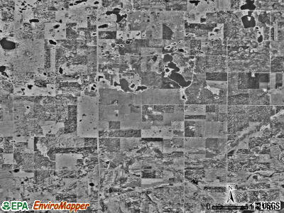 Highland Grove township, Minnesota satellite photo by USGS