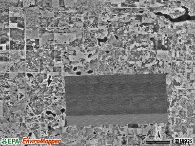 Richwood township, Minnesota satellite photo by USGS