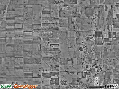 Spring Prairie township, Minnesota satellite photo by USGS