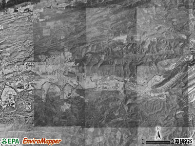 Parks township, Arkansas satellite photo by USGS