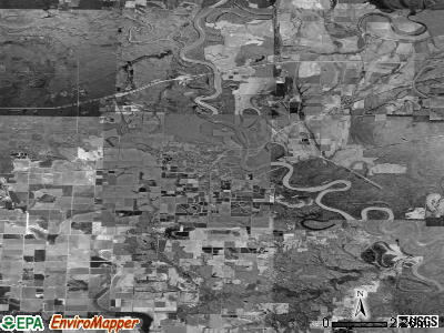 Watensaw township, Arkansas satellite photo by USGS