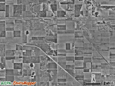 Glyndon township, Minnesota satellite photo by USGS