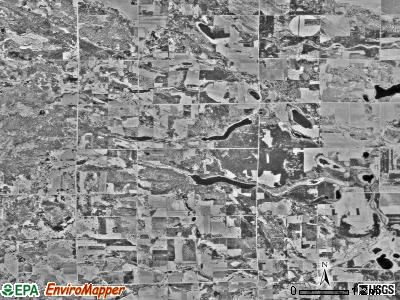 Green Valley township, Minnesota satellite photo by USGS