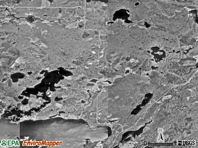 Turner township, Minnesota satellite photo by USGS
