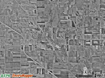 Elkton township, Minnesota satellite photo by USGS