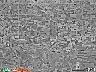 Spruce Grove township, Minnesota satellite photo by USGS