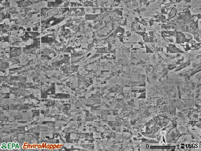 Meadow township, Minnesota satellite photo by USGS