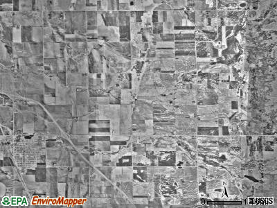 Humboldt township, Minnesota satellite photo by USGS