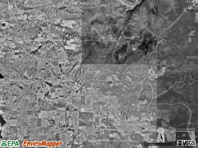 Silver Brook township, Minnesota satellite photo by USGS