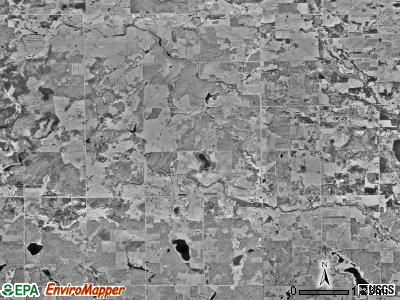Maple township, Minnesota satellite photo by USGS