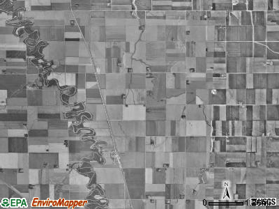 Wolverton township, Minnesota satellite photo by USGS