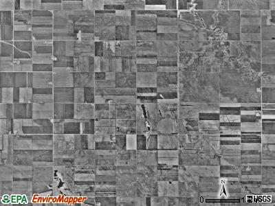 Deerhorn township, Minnesota satellite photo by USGS