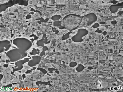 Edna township, Minnesota satellite photo by USGS