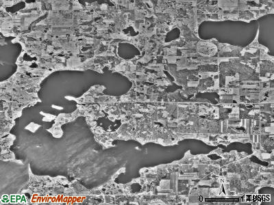 Dead Lake township, Minnesota satellite photo by USGS