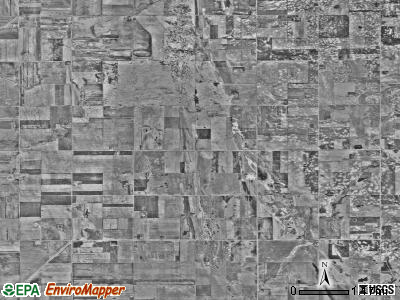Akron township, Minnesota satellite photo by USGS