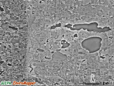 Elizabeth township, Minnesota satellite photo by USGS