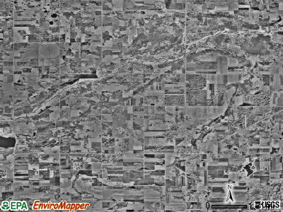 Deer Creek township, Minnesota satellite photo by USGS