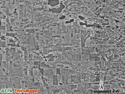 Carlisle township, Minnesota satellite photo by USGS
