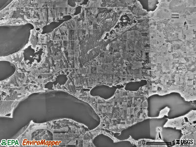 Girard township, Minnesota satellite photo by USGS