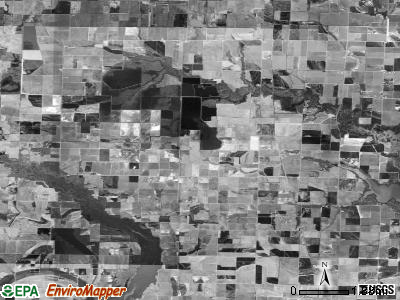 Tyler township, Arkansas satellite photo by USGS