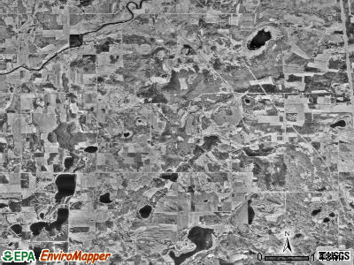 Fawn Lake township, Minnesota satellite photo by USGS