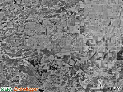 Woodside township, Minnesota satellite photo by USGS