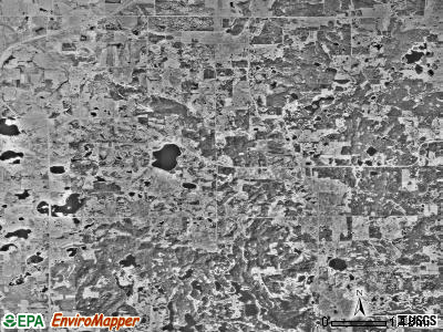 Folden township, Minnesota satellite photo by USGS