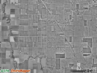 Brandrup township, Minnesota satellite photo by USGS