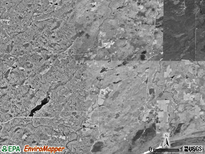 Arna township, Minnesota satellite photo by USGS