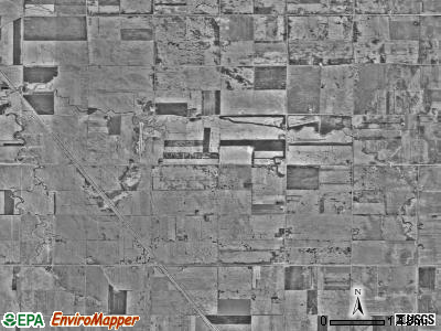 Champion township, Minnesota satellite photo by USGS