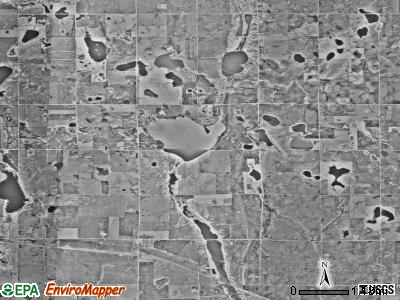Stony Brook township, Minnesota satellite photo by USGS