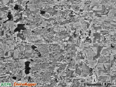 Little Elk township, Minnesota satellite photo by USGS