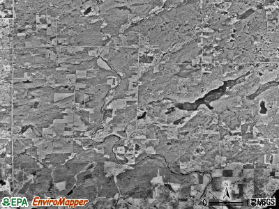 Hillman township, Minnesota satellite photo by USGS